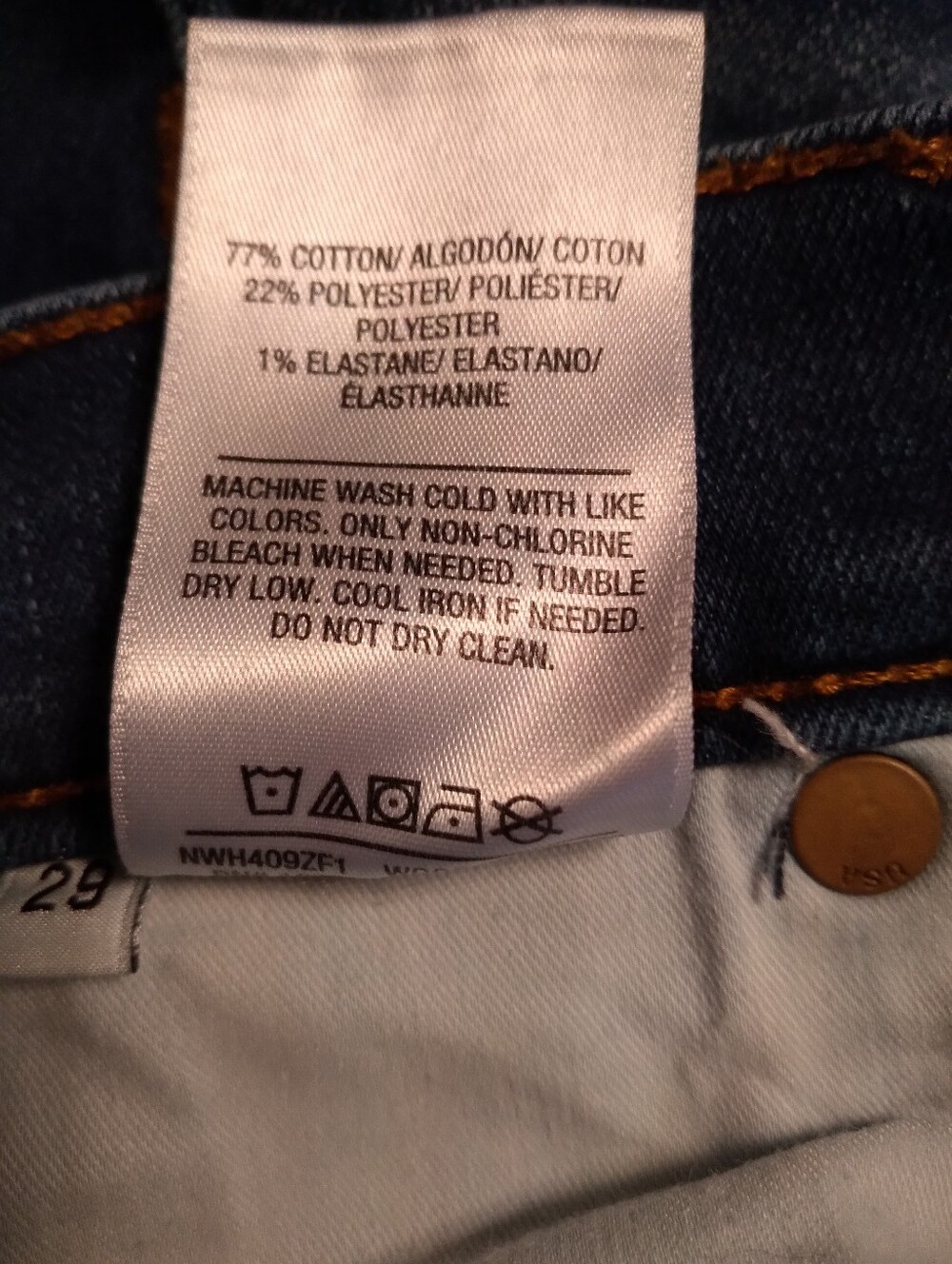 Women's Hudson Blair MedWash HighRise Super Skinny Jeans 5-Pocket Sz 29-27 EUC - Picture 7 of 13